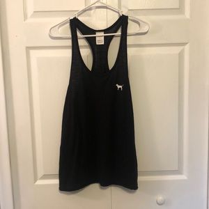 PINK black tank top